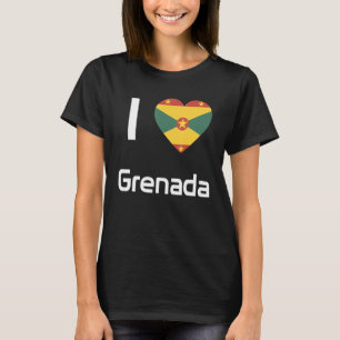 National Flag of Grenada souvenir for men women 4 T-Shirt