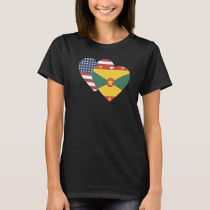 National Flag of Grenada souvenir  for men women   T-Shirt