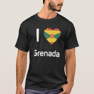 National Flag of Grenada souvenir for men women T-Shirt
