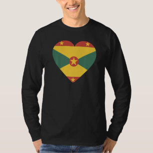 National Flag of Grenada souvenir  for men women   T-Shirt
