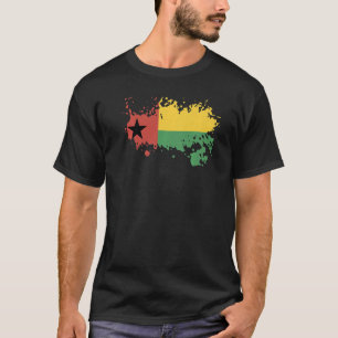 National Flag of Guinea Bissau souvenir for men w T-Shirt