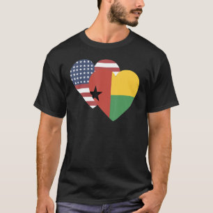 National Flag of Guinea Bissau souvenir for men w T-Shirt