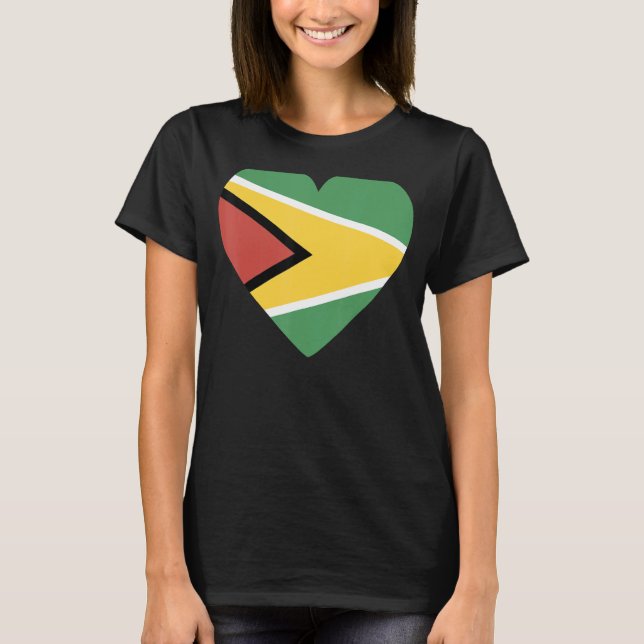 National Flag of Guyana souvenir  for men women 3 T-Shirt (Front)