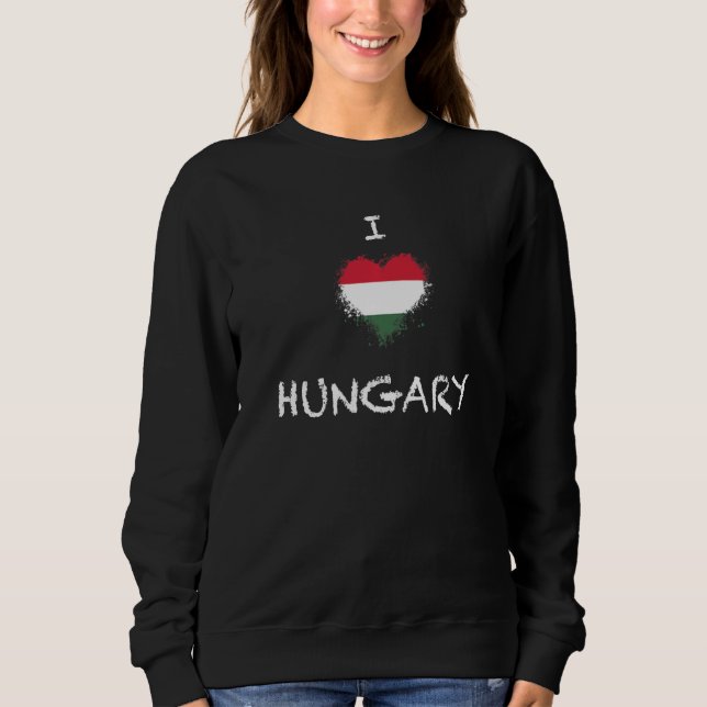 National Flag of Hungary souvenir  for men women   Sweatshirt (Front)