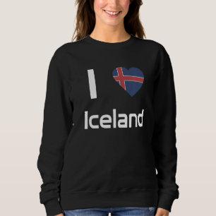 National Flag of Iceland souvenir for men women Sweatshirt