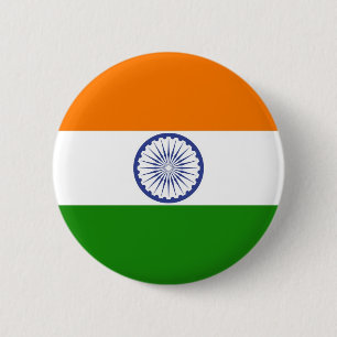 National Flag of India Ashoka Chakra 6 Cm Round Badge