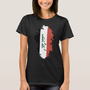 National Flag of Iraq souvenir for men women 9 T-Shirt