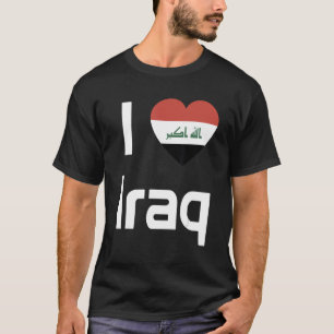 National Flag of Iraq souvenir   for men women T-Shirt