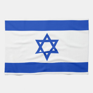 National flag of Israel - Authentic version Tea Towel
