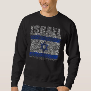 National Flag of Israel souvenir  for men women 4 Sweatshirt
