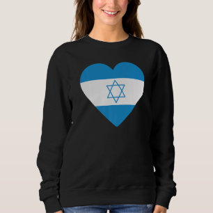 National Flag of Israel souvenir for men women 6 Sweatshirt