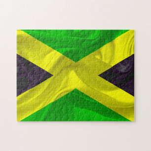 National flag of Jamaica. Jigsaw Puzzle