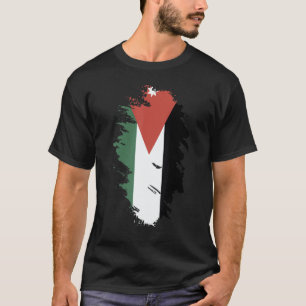 National Flag of Jordan souvenir  for men women 5 T-Shirt