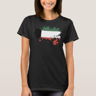 National Flag of Kuwait souvenir for men women 3 T-Shirt