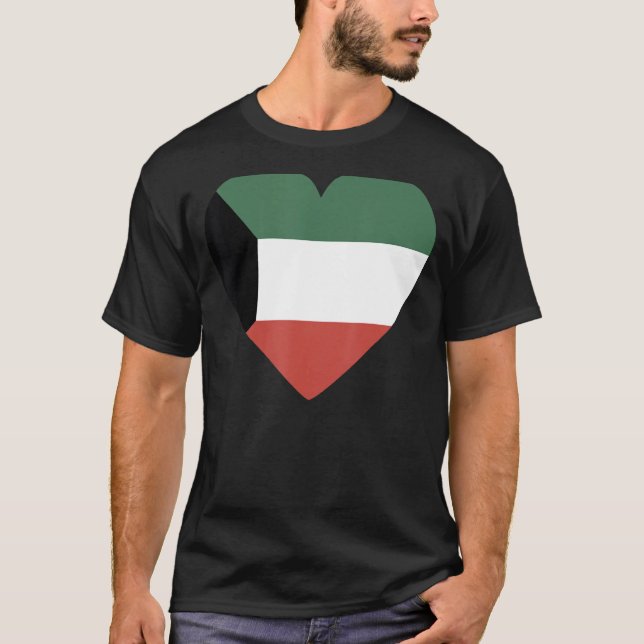 National Flag of Kuwait souvenir  for men women 5 T-Shirt (Front)