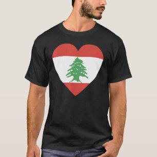 National Flag of Lebanon souvenir  for men women 4 T-Shirt