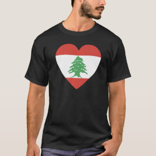 National Flag of Lebanon souvenir  for men women   T-Shirt