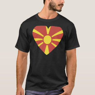 National Flag of Macedonia souvenir for men women T-Shirt