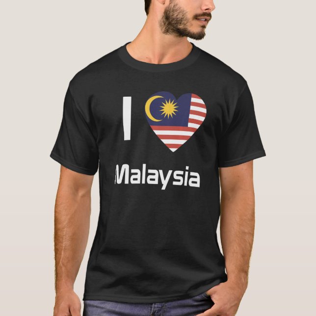 National Flag of Malaysia souvenir  for men women T-Shirt (Front)