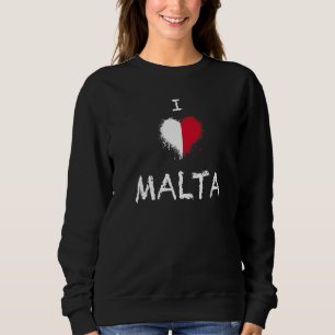 National Flag of Malta souvenir  for men women  3 Sweatshirt