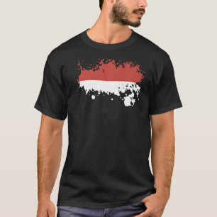 National Flag of Monaco souvenir for men women T-Shirt