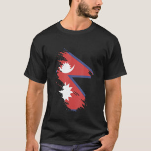 National Flag of Nepal souvenir   for men women T-Shirt