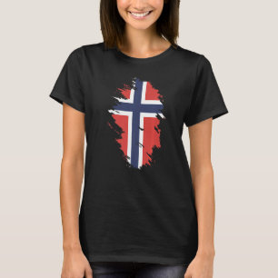 National Flag of Norway souvenir for men women 1 T-Shirt