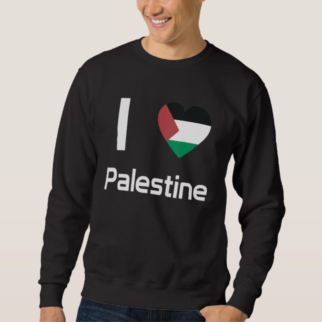 National Flag of Palestine souvenir  for men women Sweatshirt (Front)