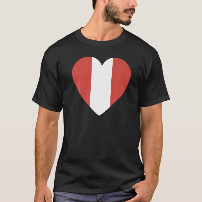 National Flag of Peru souvenir  for men women  2 T-Shirt (Front)