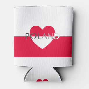 National Flag of Poland - Polska - Rzeczpospolita Can Cooler