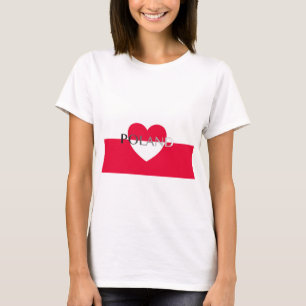 National Flag of Poland - Polska - Rzeczpospolita T-Shirt