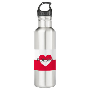 National Flag of Poland - Rzeczpospolita Polska 710 Ml Water Bottle
