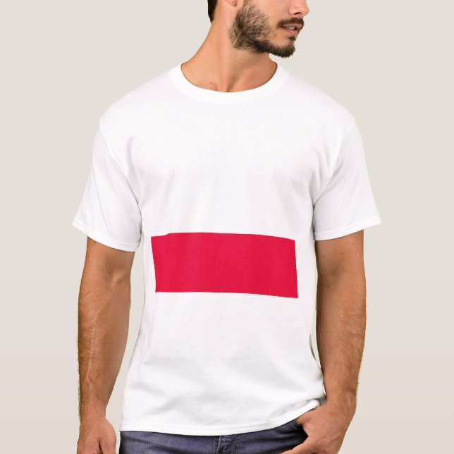 National Flag of Poland - Rzeczpospolita Polska T-Shirt (Front)
