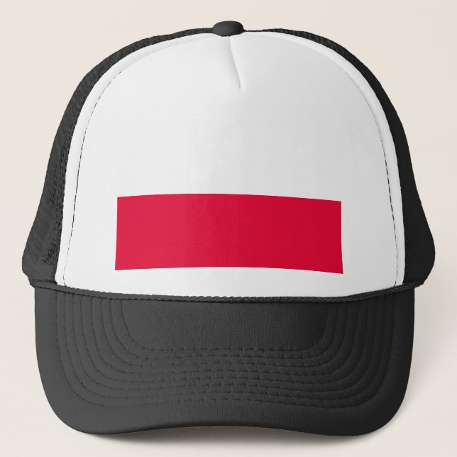 National Flag of Poland - Rzeczpospolita Polska Trucker Hat (Front)