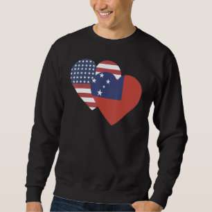 National Flag of Samoa souvenir  for men women 2 Sweatshirt