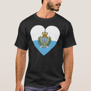 National Flag of San Marino souvenir   for men wom T-Shirt