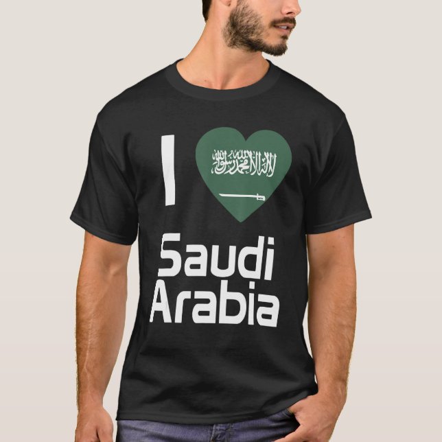 National Flag of Saudi Arabia souvenir   for men w T-Shirt (Front)