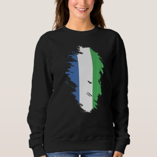 National Flag of Sierra Leone souvenir for men wo Sweatshirt
