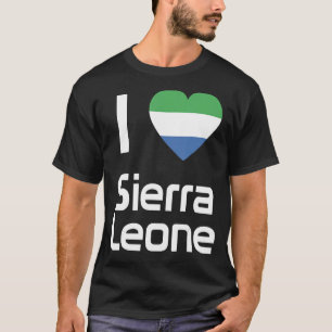 National Flag of Sierra Leone souvenir for men wo T-Shirt