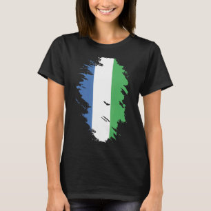 National Flag of Sierra Leone souvenir for men wo T-Shirt