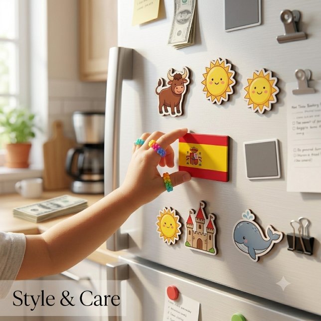 National Flag of Spain Rectangle Magnet  (National Flag of Spain Rectangle Magnet)