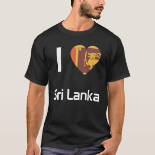 National Flag of Sri Lanka souvenir  for men women T-Shirt