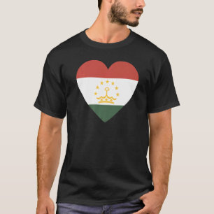 National Flag of Tajikistan souvenir  for men wome T-Shirt