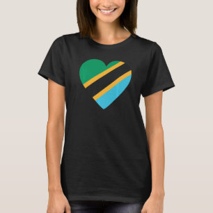 National Flag of Tanzania souvenir  for men women  T-Shirt