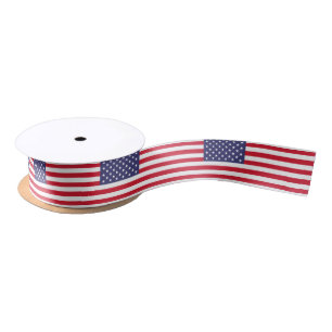 National Flag of the United States of America Satin Ribbon