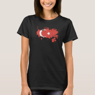 National Flag of Turkey souvenir  for men women T-Shirt
