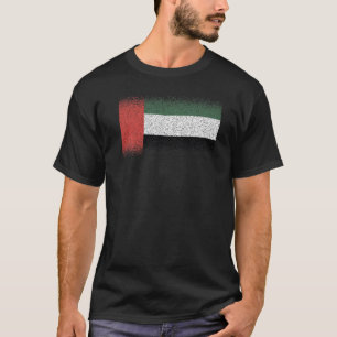 National Flag of UAE souvenir for men women T-Shirt