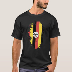National Flag of Uganda souvenir  for men women  1 T-Shirt