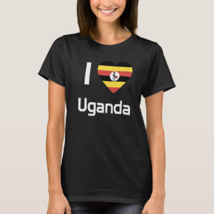 National Flag of Uganda souvenir for men women 3 T-Shirt