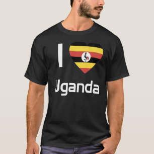 National Flag of Uganda souvenir for men women 3 T-Shirt